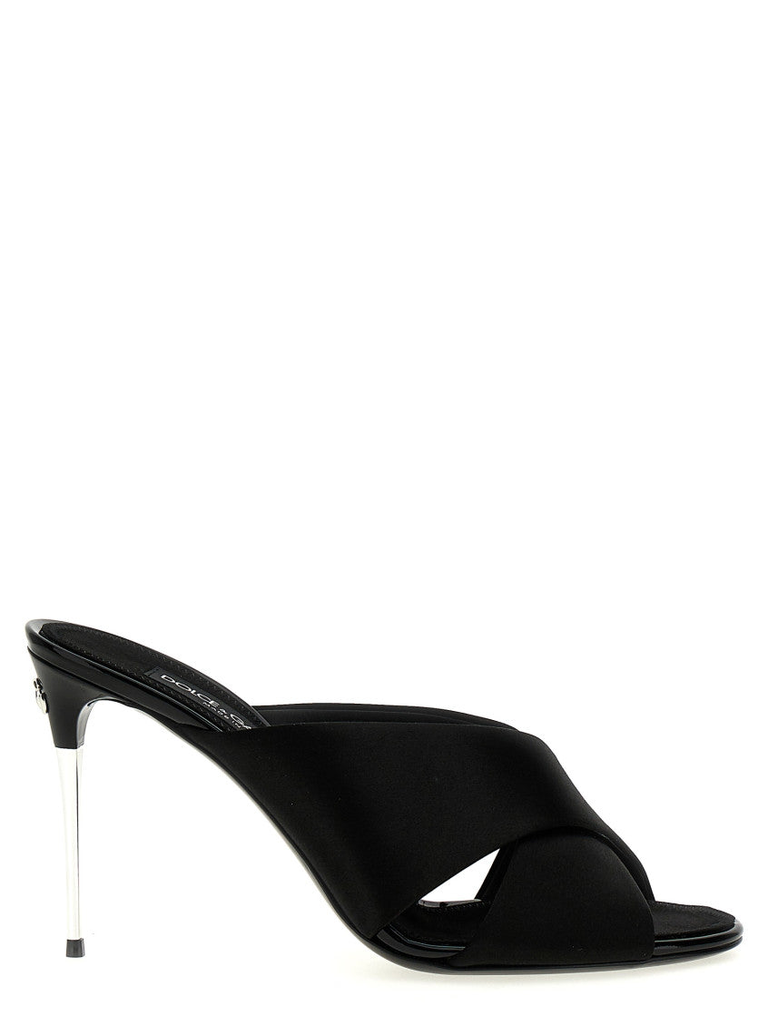 Black Slip on Heels 1