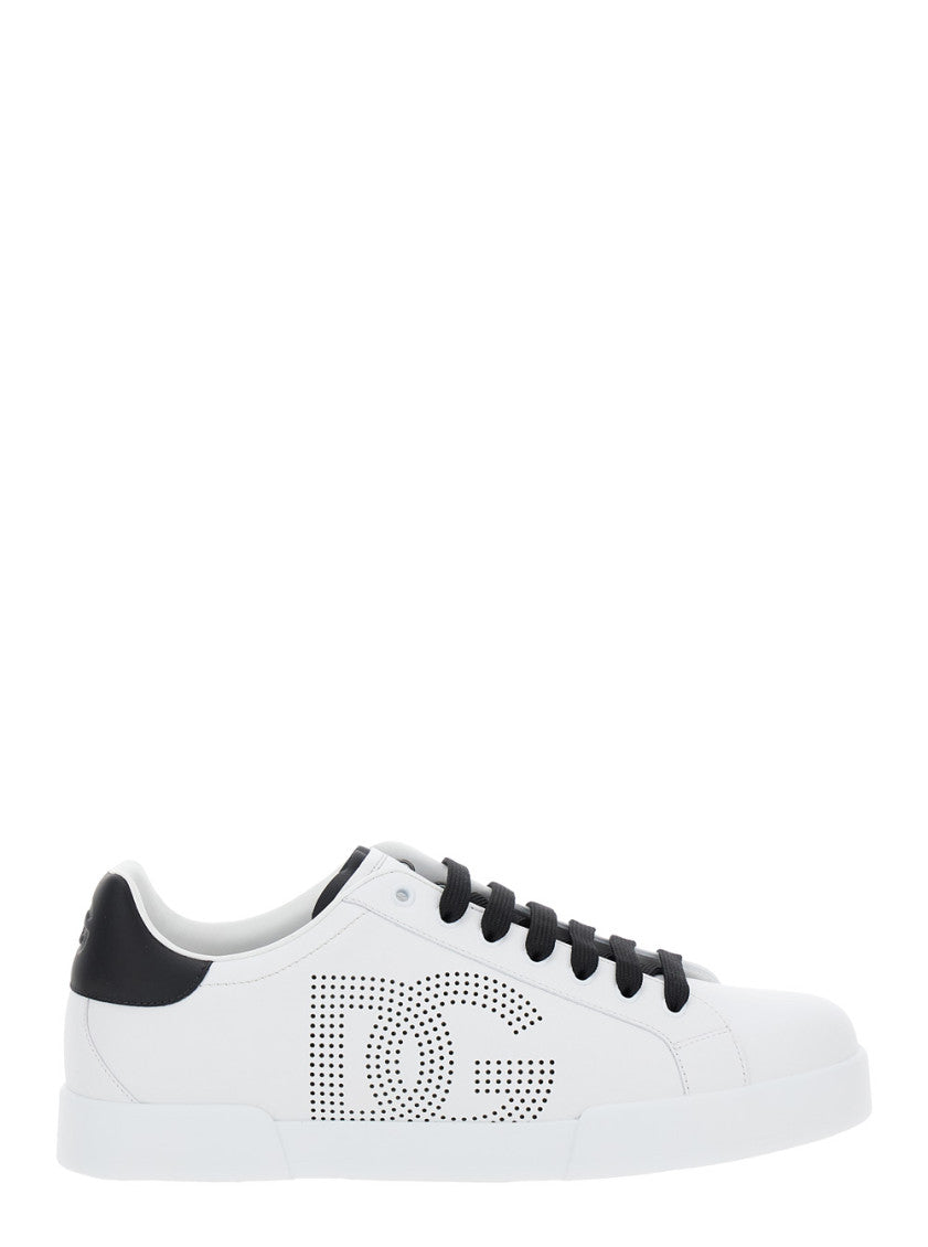 White Lace Up Sneakers 1