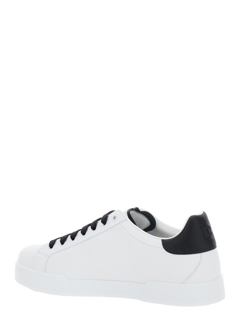White Lace Up Sneakers 3