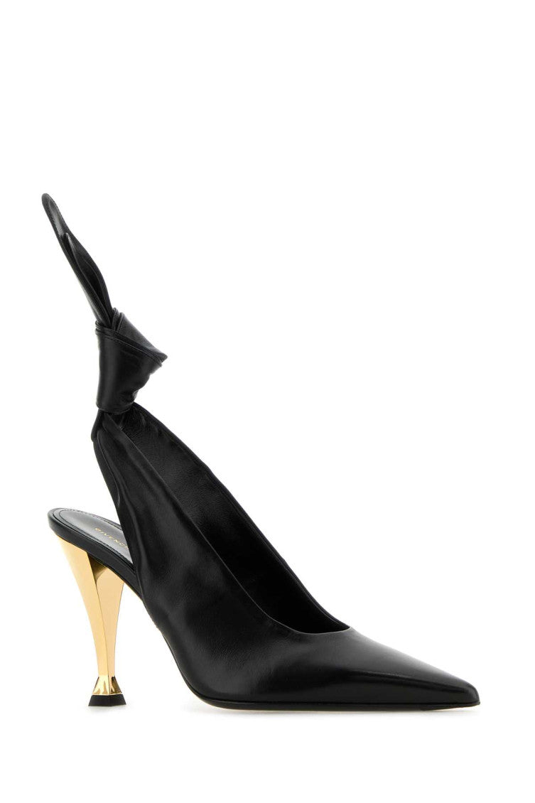 Black Slip On Pumps 2