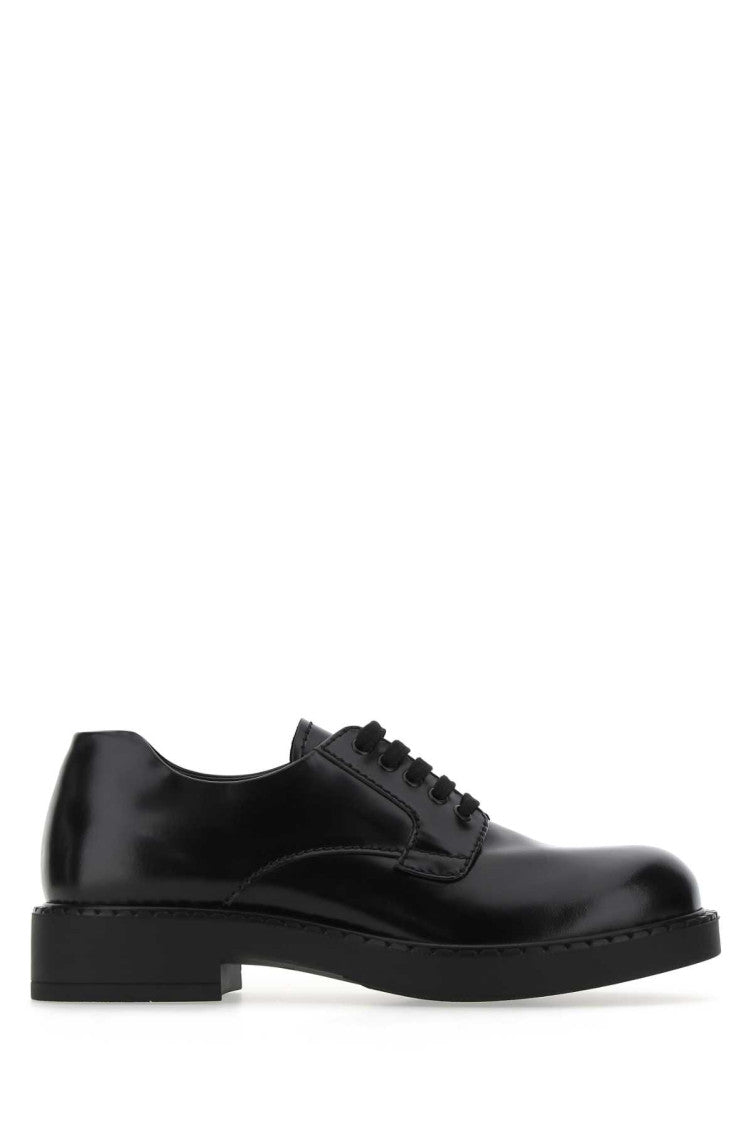 Black Derby Lace-up Shoes 1