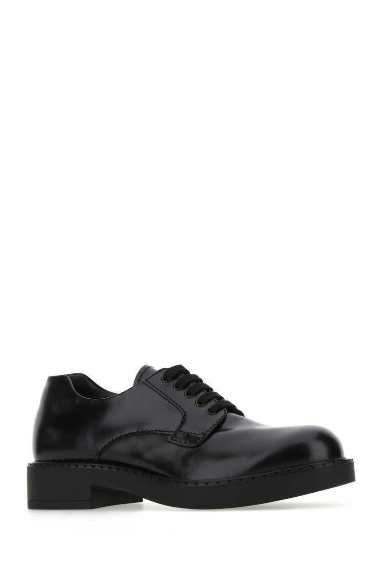 Black Derby Lace-up Shoes 2