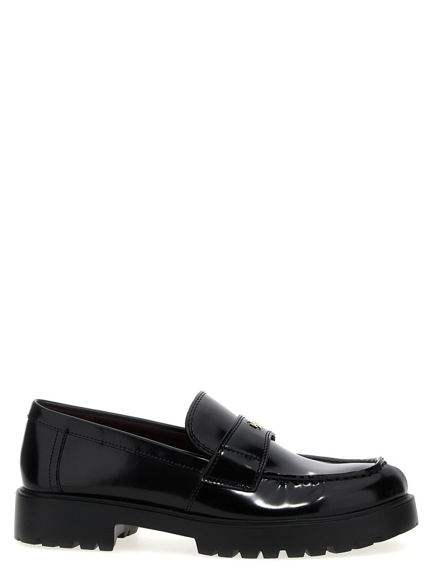 Black Slip On Loafers 1