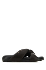Black Bubble Slip On Slippers 1