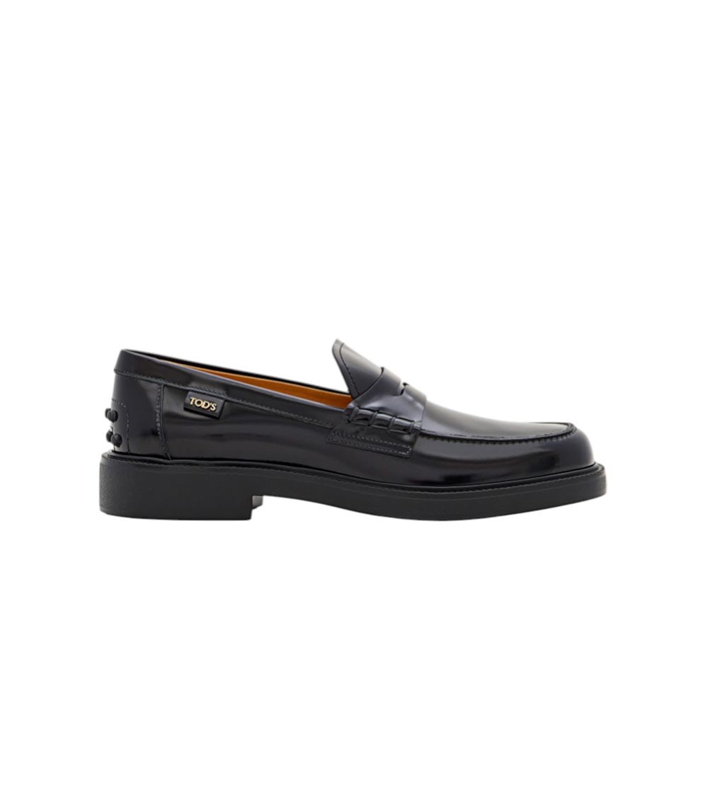 Black Leather Loafers 1