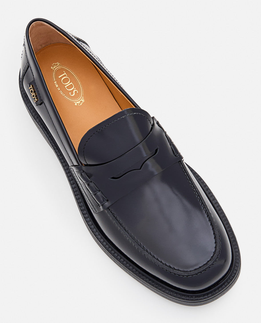 Black Leather Loafers 4