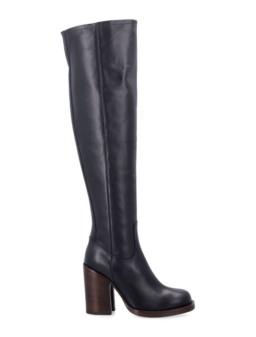 Black Leather Boots 1