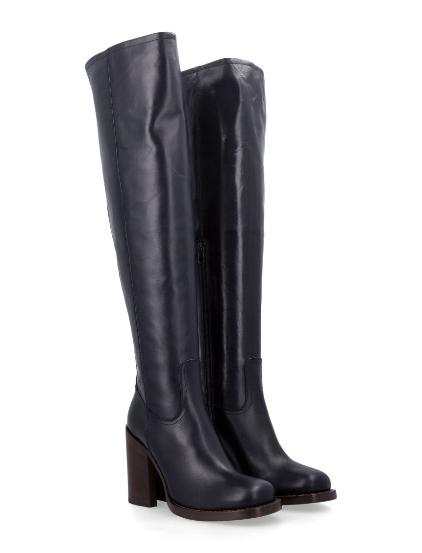 Black Leather Boots 2