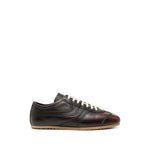 Brown Burnished Sneakers 1