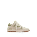 Beige Perforated Area Lo Sneakers 1