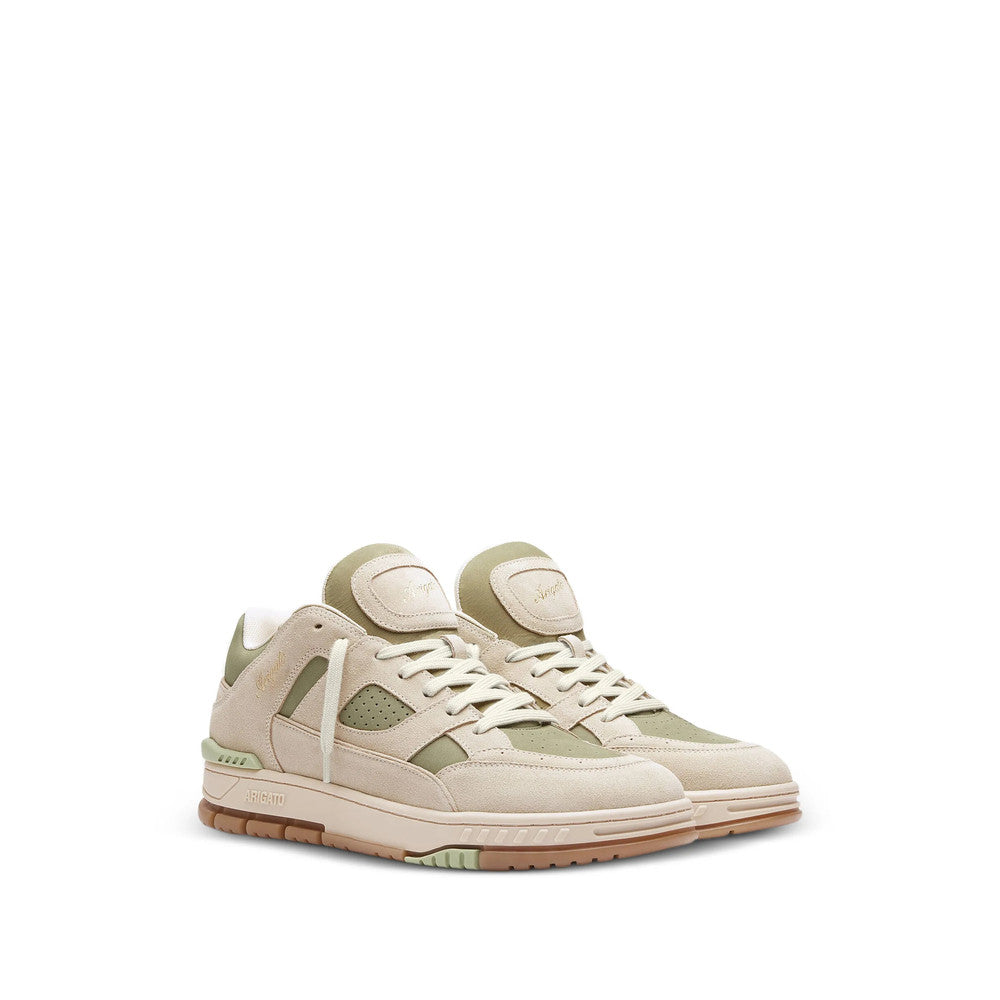 Beige Perforated Area Lo Sneakers 2