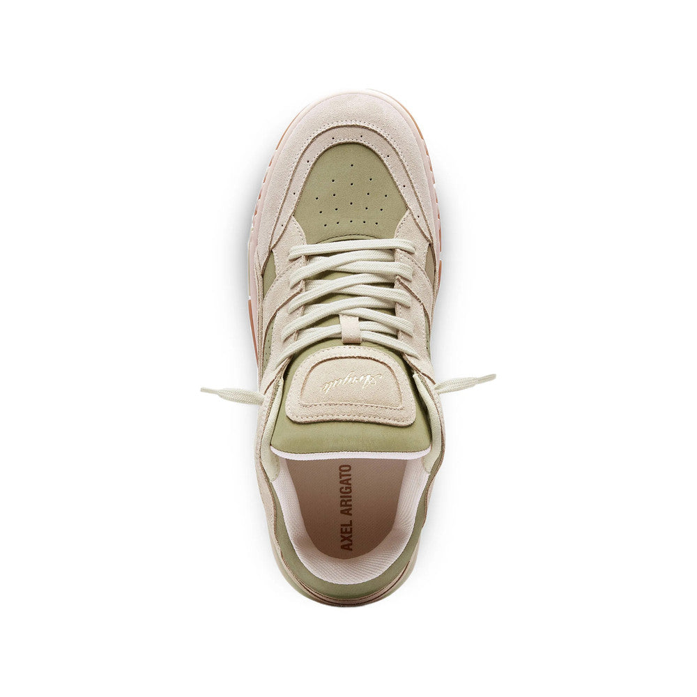 Beige Perforated Area Lo Sneakers 4