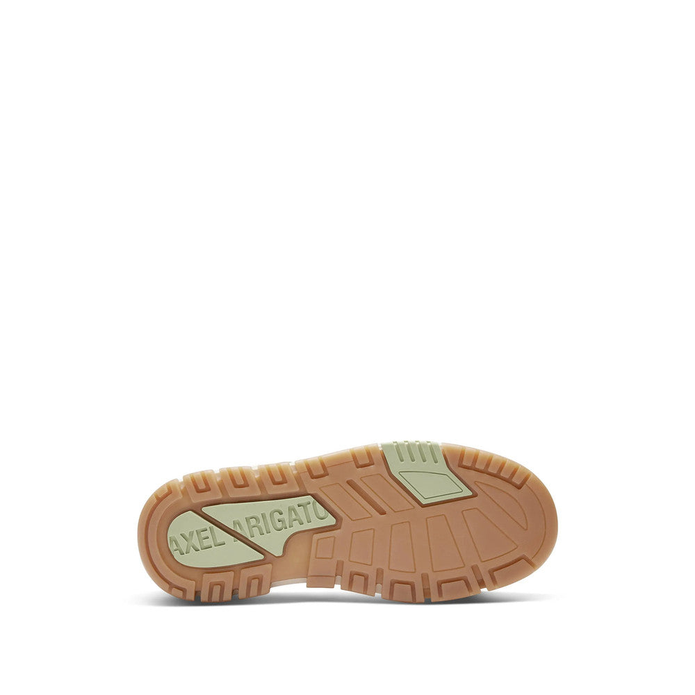Beige Perforated Area Lo Sneakers 5