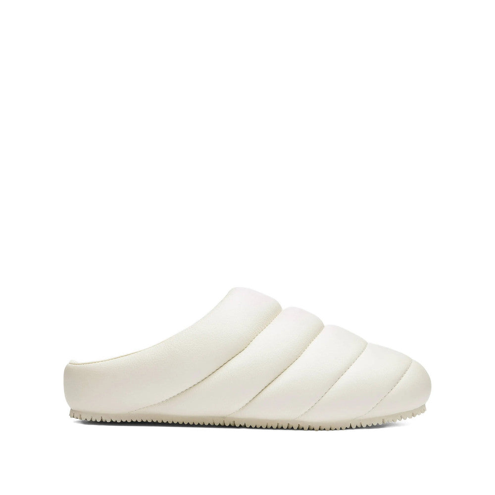 White Quilted Mules 1