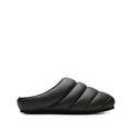 Black Quilted Mules 1