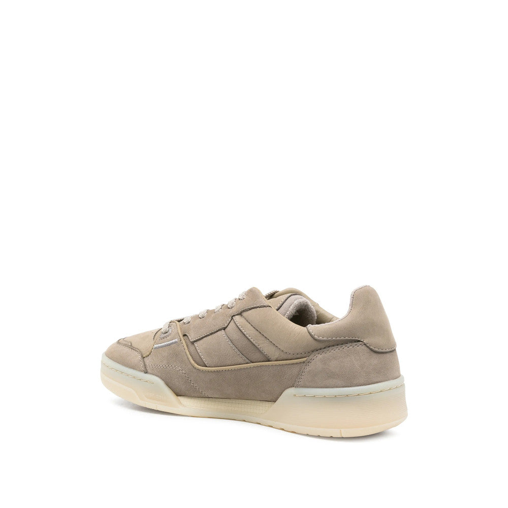 Beige Perforated Sneakers 4