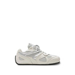 Grey Textured Runner Sneakers 1