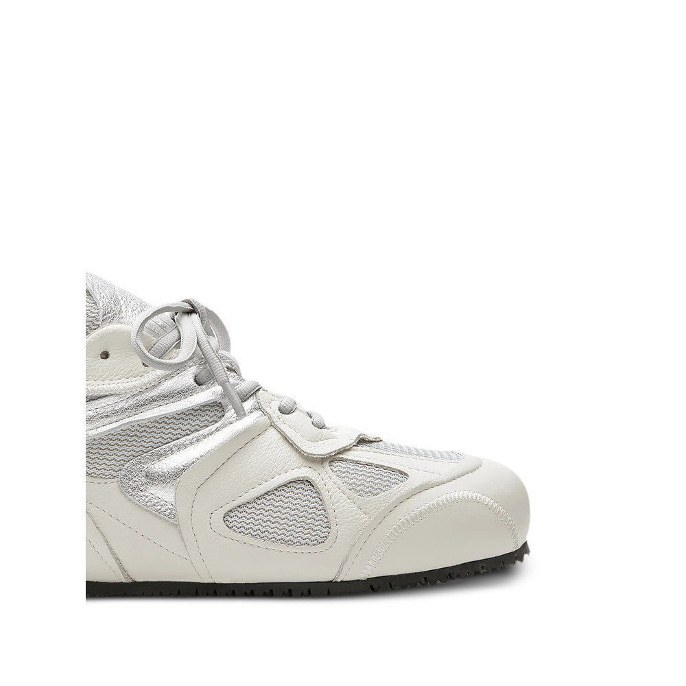 Grey Textured Runner Sneakers 4
