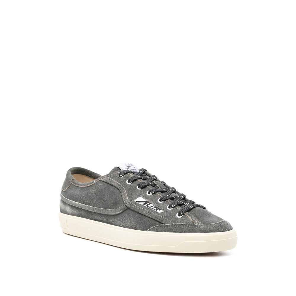 Grey Logo Sneakers 2