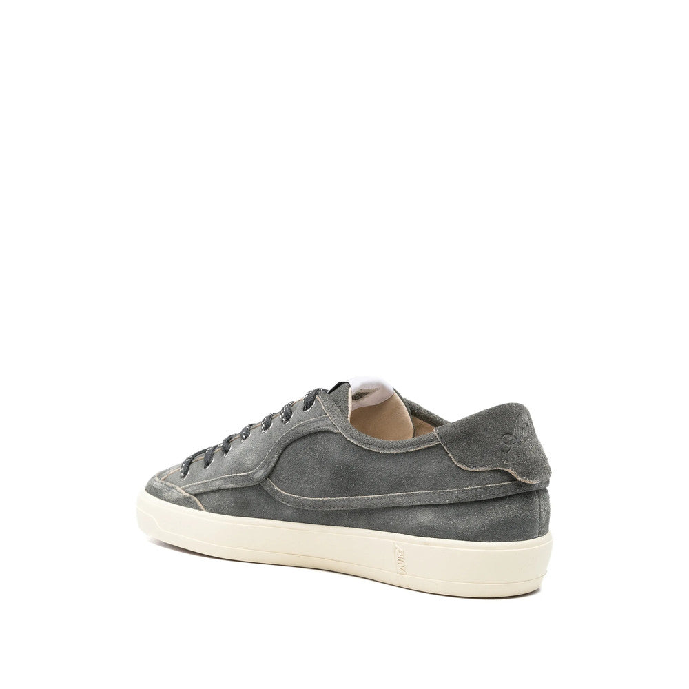 Grey Logo Sneakers 3