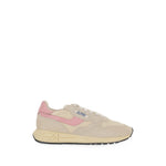 Beige Color Block Panelled Sneakers 1