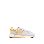 Grey Logo Patch Sneakers 1
