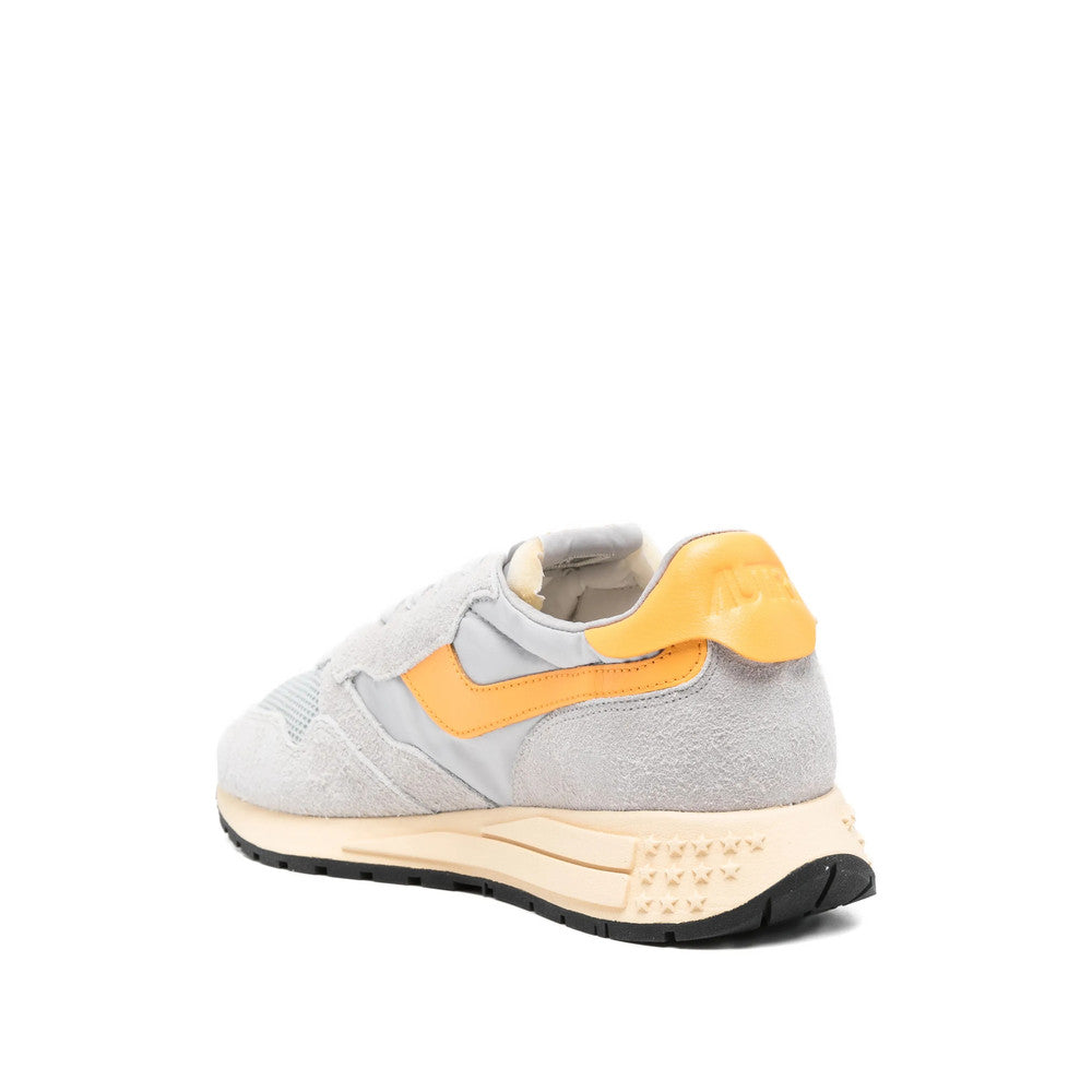 Grey Logo Patch Sneakers 3