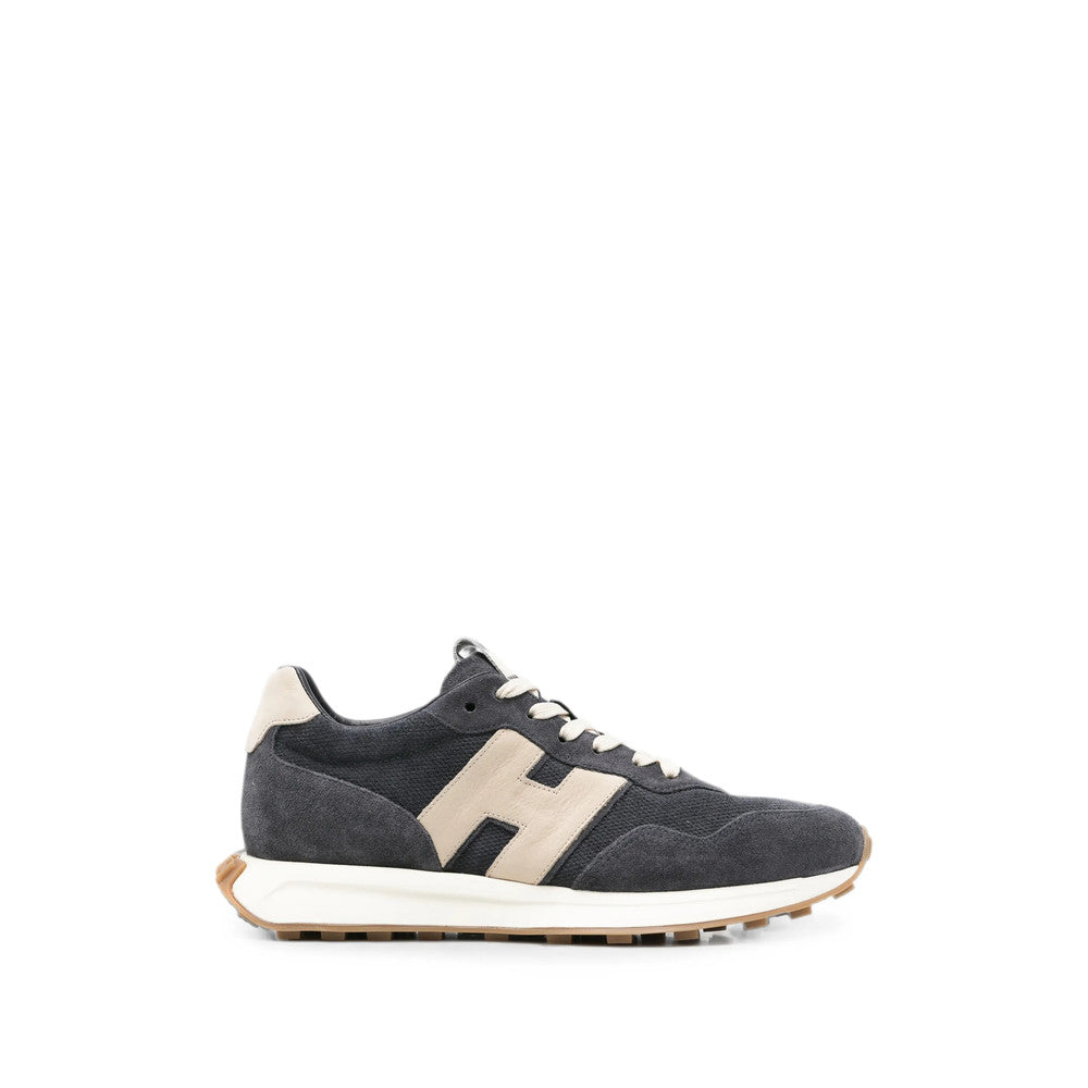 Grey Color Block Sneakers 1