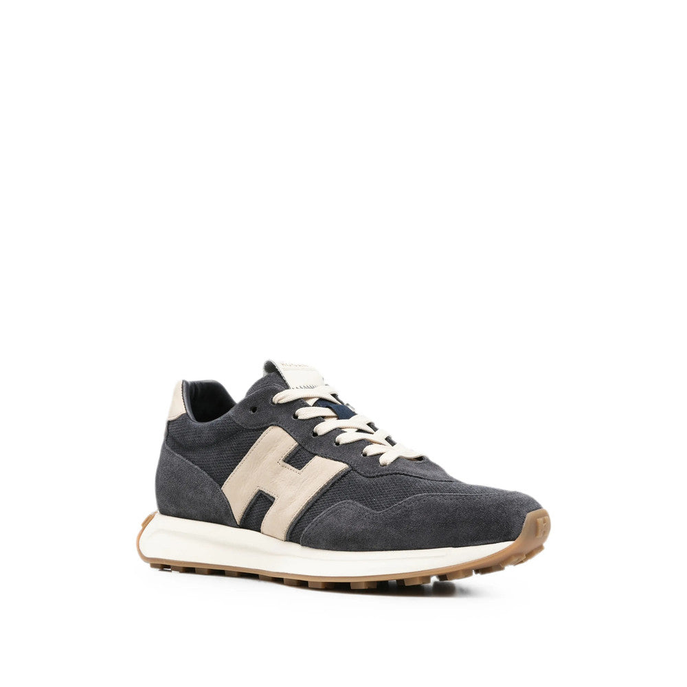 Grey Color Block Sneakers 2