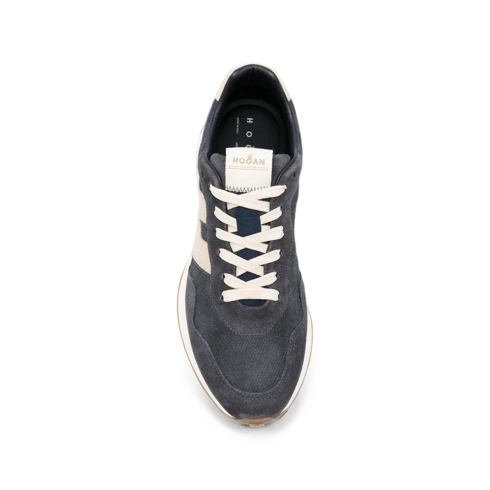 Grey Color Block Sneakers 3