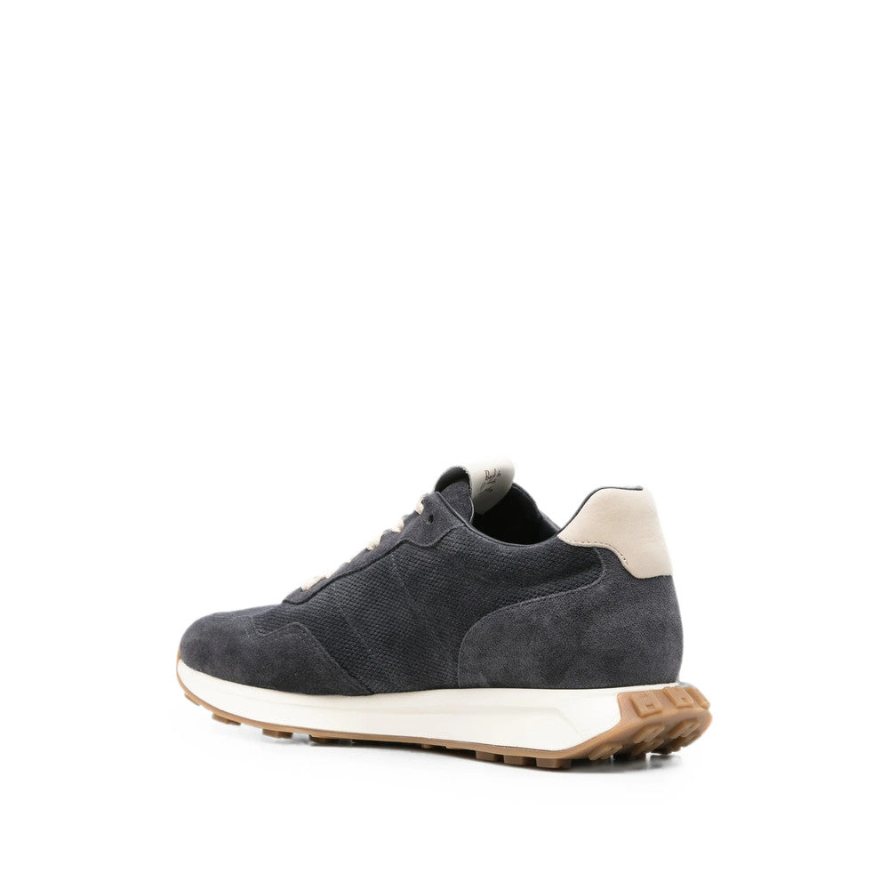 Grey Color Block Sneakers 4
