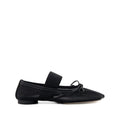 Black Logo Ballet Flats 1