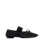 Black Logo Ballet Flats 1