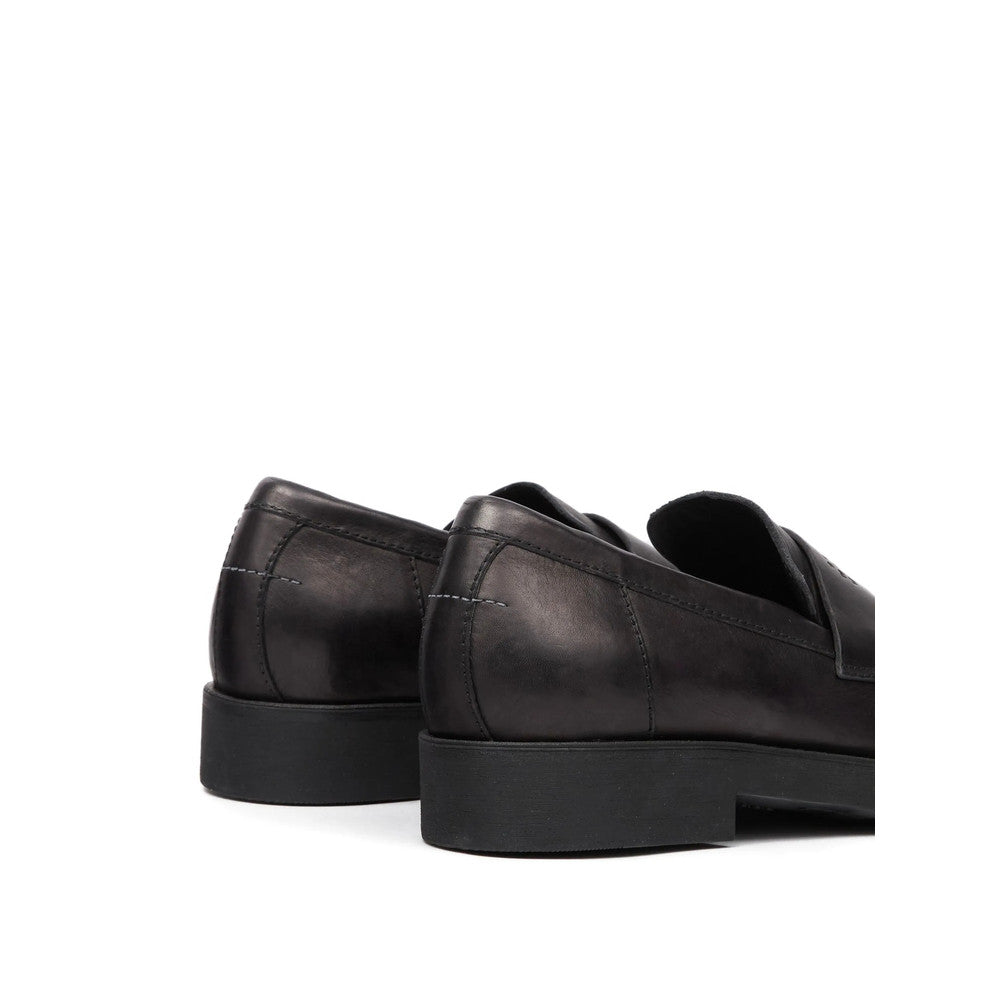 Black Logo Loafers 4