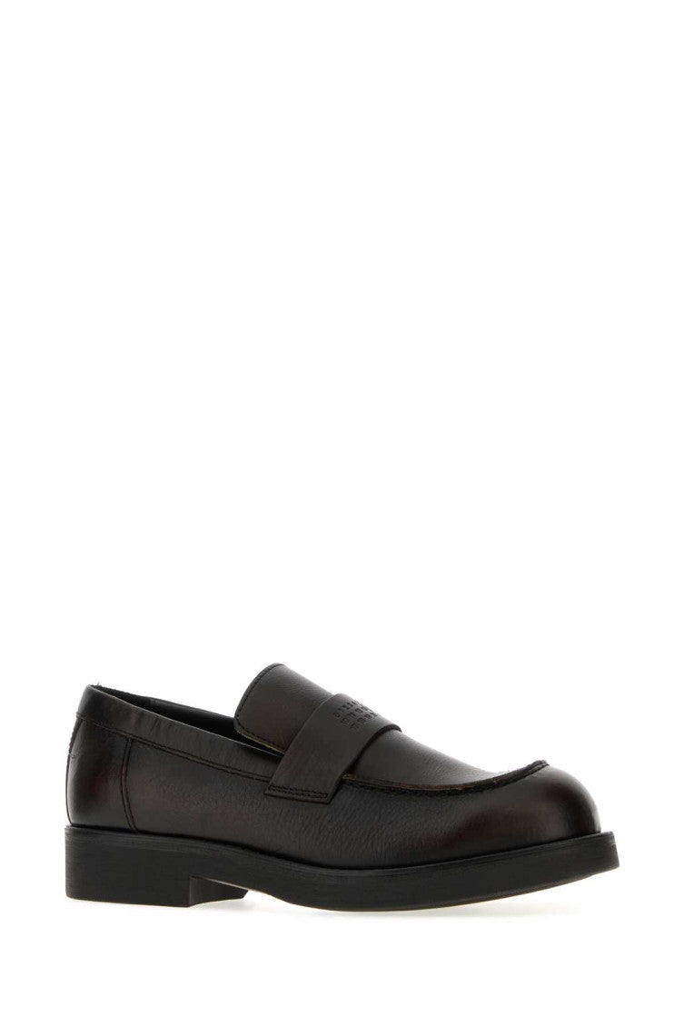 Dark Brown Leather Loafers 2