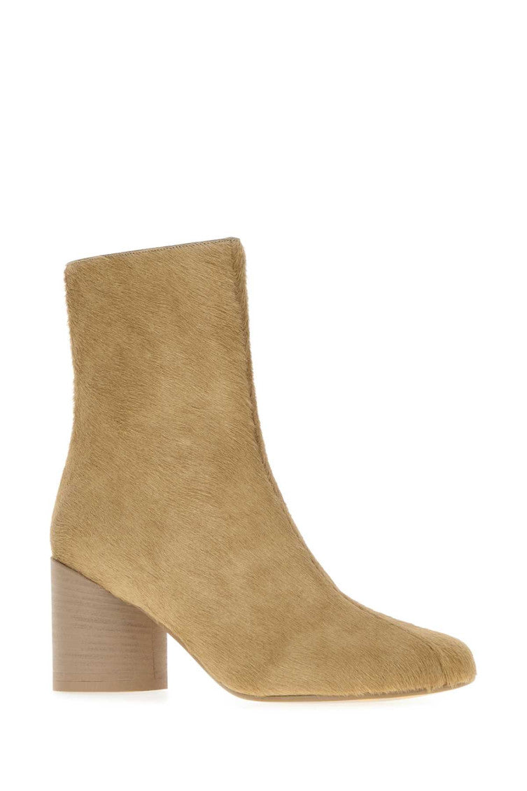 Beige Suede Ankle Boots 2
