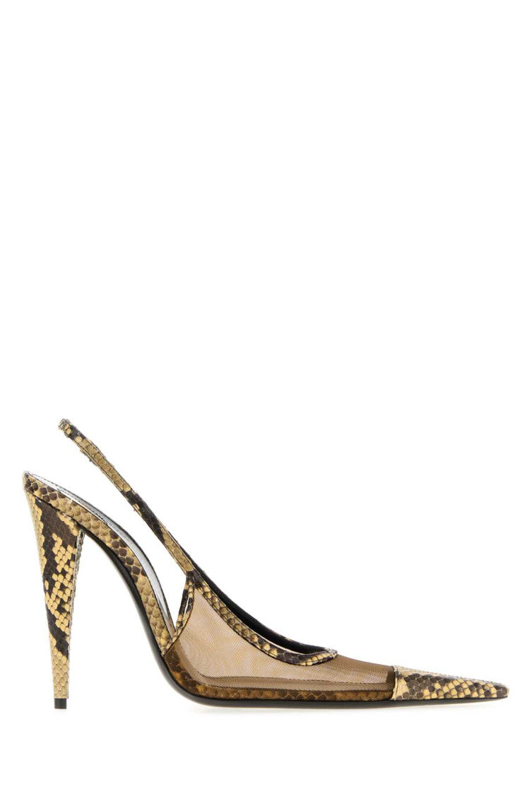Leopard Print Slingback Pumps 1