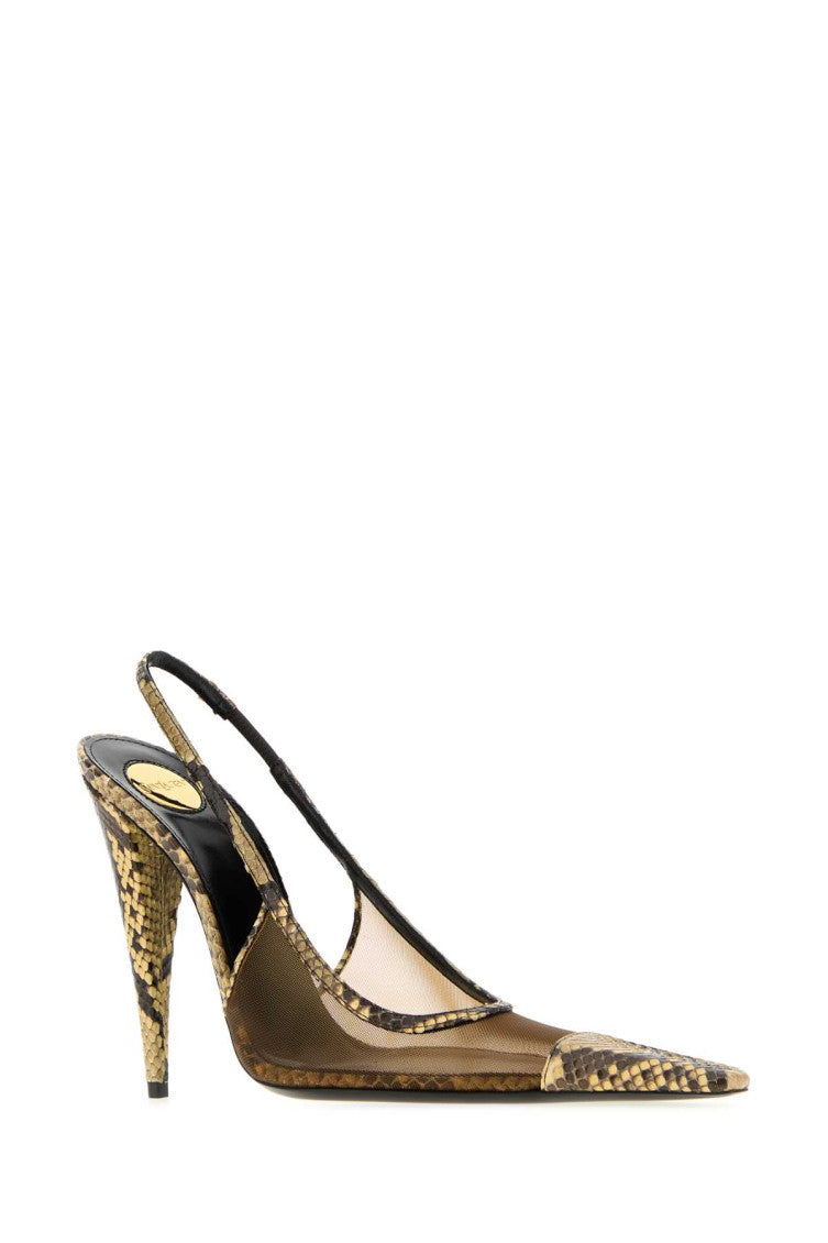 Leopard Print Slingback Pumps 2