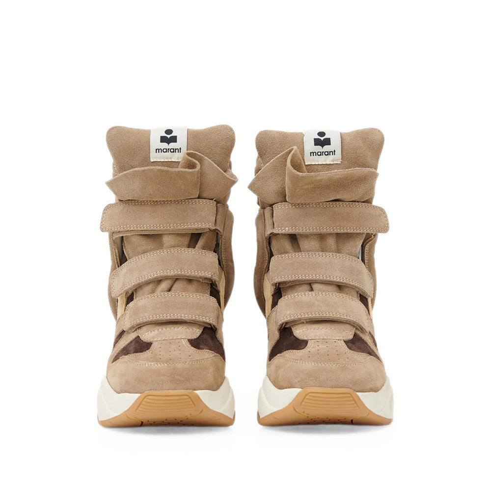 Beige Color Block Sneakers 2