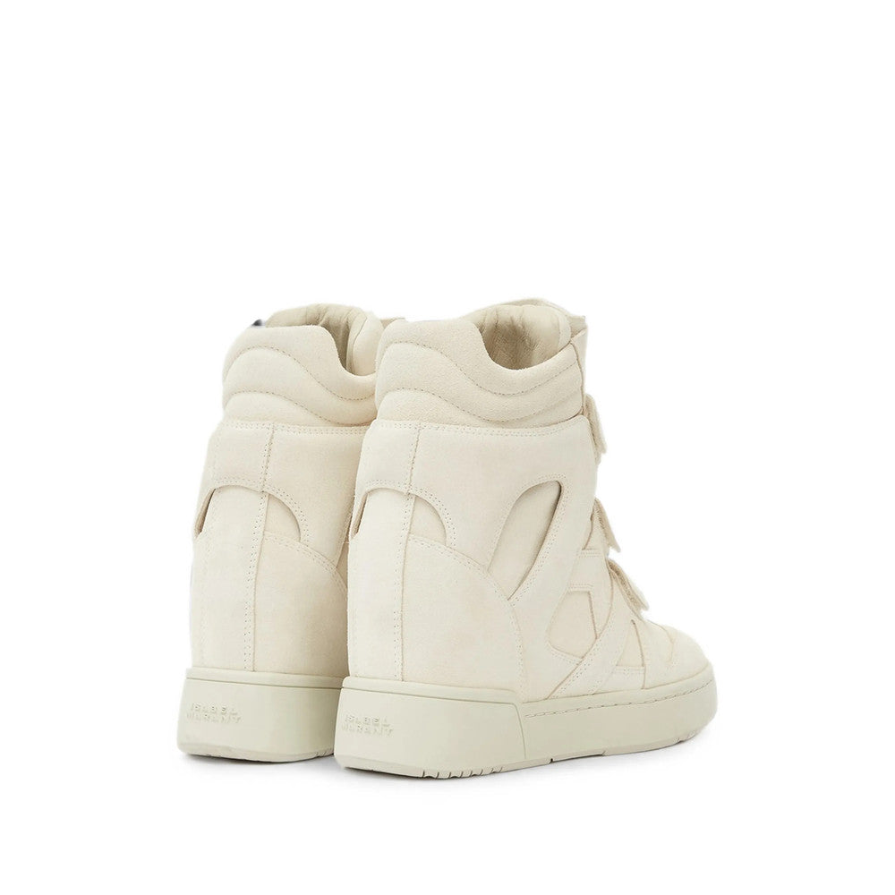 White Perforated Bekett Sneakers 3