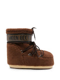Brown Icon Low Fleece Boots 1