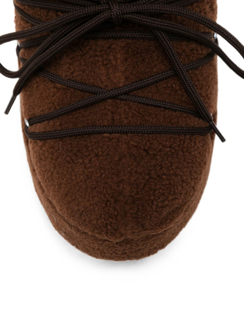 Brown Icon Low Fleece Boots 3