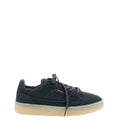 Black Perforated Area Lo Sneakers 1