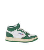 Green Color Block Medalist Sneakers 1