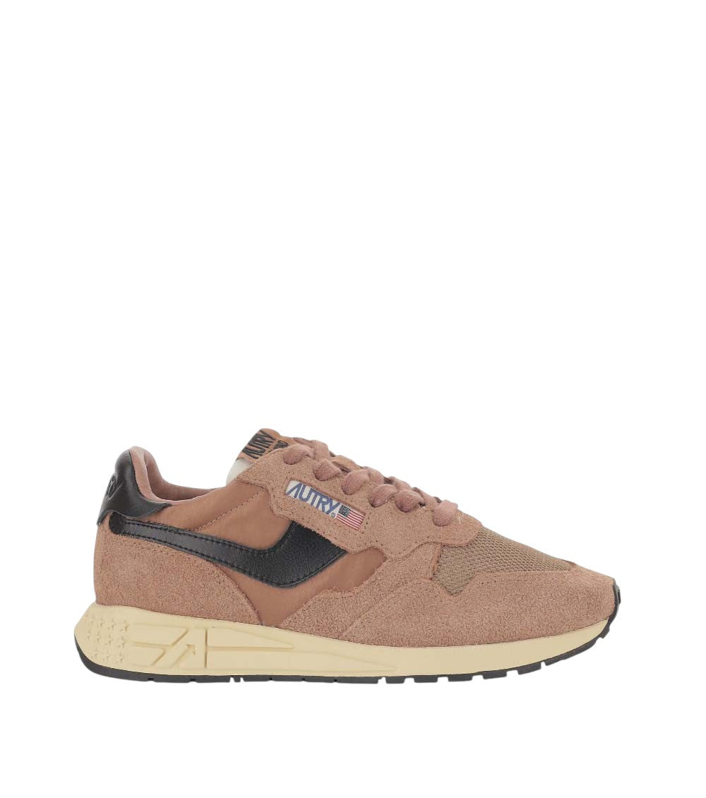 Brown Color Block Reelwind Sneakers 1