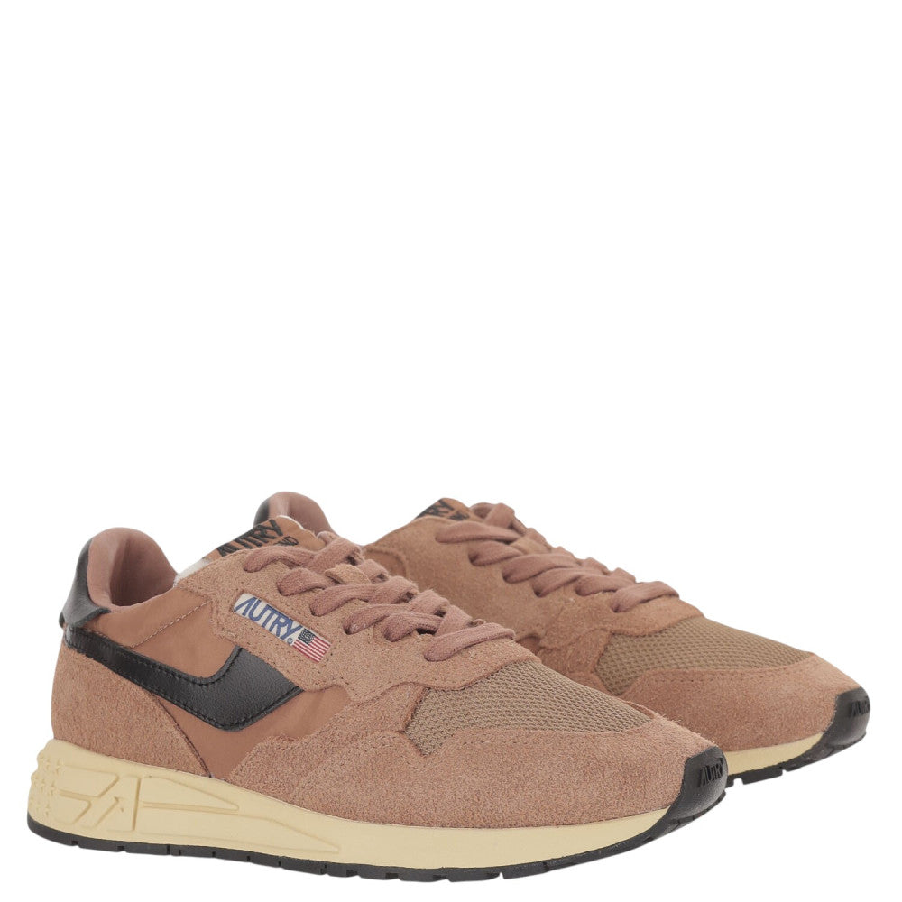 Brown Color Block Reelwind Sneakers 2