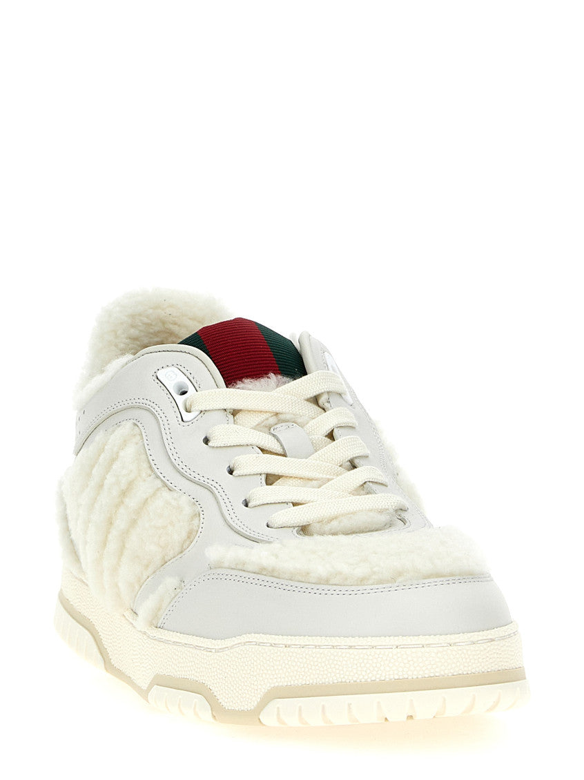White Lace up Sneakers 2