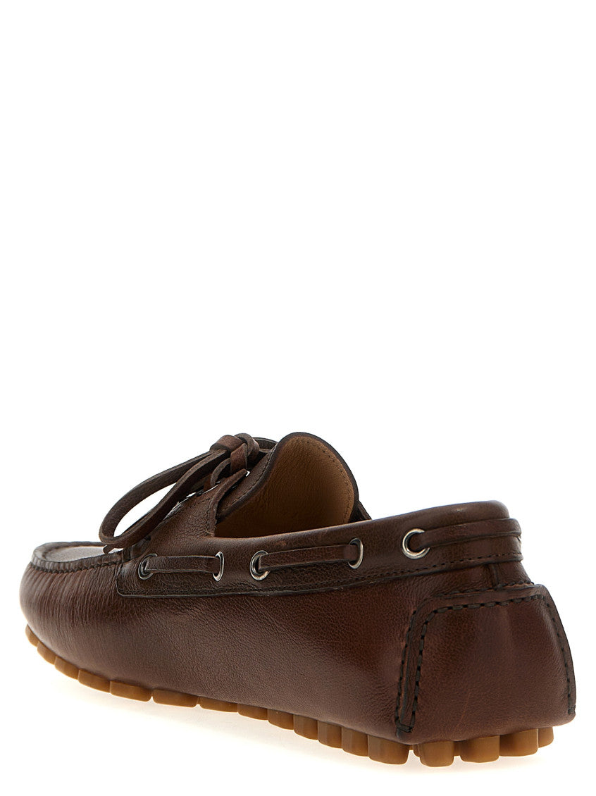 Brown Round Toe Loafers 3