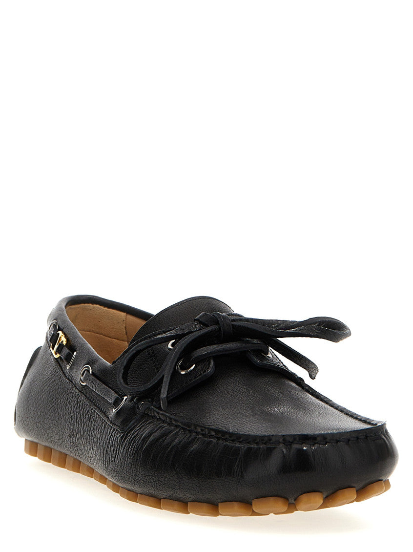 Black Round Toe Loafers 2