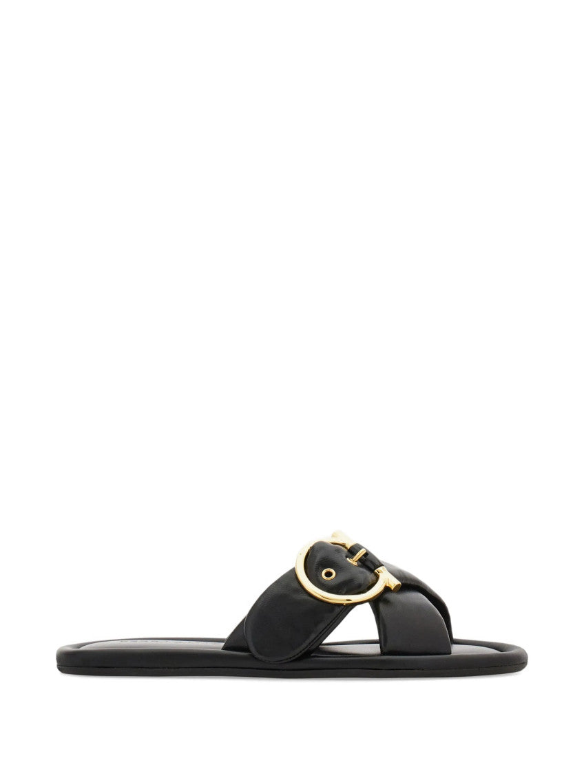 Black Slip-on Flats 1